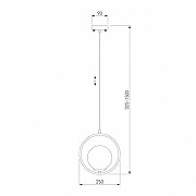 Подвесной светильник Eurosvet R1ngo 50089/1 золото цвет плафона/подвески Белый, цвет арматуры Золото-4