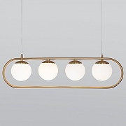 Подвесной светильник Eurosvet R1ngo 50089/4 золото цвет плафона/подвески Бежевый, цвет арматуры Золото