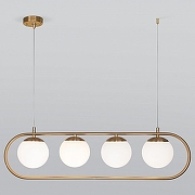 Подвесной светильник Eurosvet R1ngo 50089/4 золото цвет плафона/подвески Бежевый, цвет арматуры Золото-1