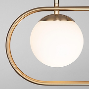 Подвесной светильник Eurosvet R1ngo 50089/4 золото цвет плафона/подвески Бежевый, цвет арматуры Золото-2