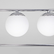 Подвесной светильник Eurosvet R1ngo 50089/4 хром цвет плафона/подвески Бежевый, цвет арматуры Хром-2