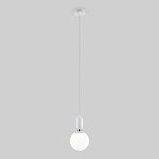 Подвесной светильник Eurosvet Bubble 50151/1 белый цвет плафона/подвески Бежевый, цвет арматуры Белый-1