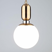 Подвесной светильник Eurosvet Bubble 50151/1 латунь цвет плафона/подвески Бежевый, цвет арматуры Латунь