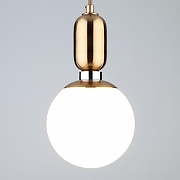 Подвесной светильник Eurosvet Bubble 50151/1 латунь цвет плафона/подвески Бежевый, цвет арматуры Латунь-2