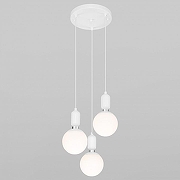 Подвесной светильник Eurosvet Bubble 50151/3 белый цвет плафона/подвески Белый, цвет арматуры Белый
