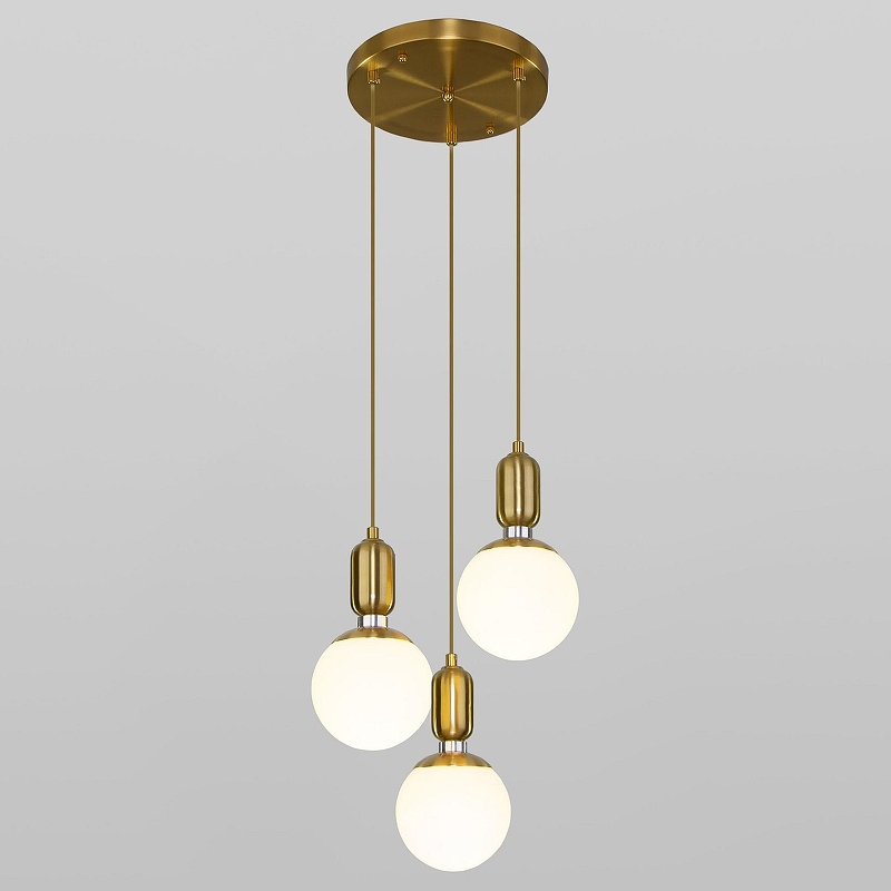Подвесной светильник Eurosvet Bubble 50151/3 латунь 