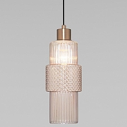 Подвесной светильник Eurosvet Soho 50209/1 бронза цвет плафона/подвески Оранжевый, цвет арматуры Бронза