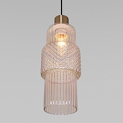 Подвесной светильник Eurosvet Soho 50209/1 бронза цвет плафона/подвески Оранжевый, цвет арматуры Бронза-1