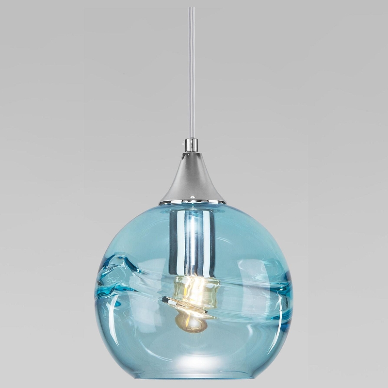 Подвесной светильник Eurosvet Lotus 50221/1 голубой 