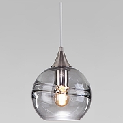 Подвесной светильник Eurosvet Lotus 50221/1 дымчатый цвет никель