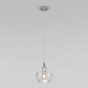 Подвесной светильник Eurosvet Lotus 50221/1 прозрачный цвет хром-1