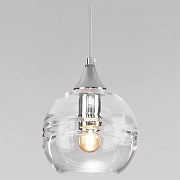 Подвесной светильник Eurosvet Lotus 50221/1 прозрачный цвет плафона/подвески Прозрачный, цвет арматуры Хром