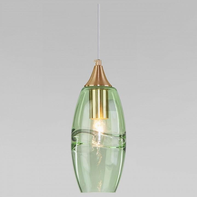 Подвесной светильник Eurosvet Lotus 50222/1 зеленый 