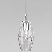 Подвесной светильник Eurosvet Lotus 50222/1 прозрачный цвет плафона/подвески Прозрачный, цвет арматуры Хром