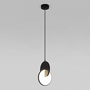 Подвесной светильник Eurosvet Lang 50225/1 LED черный цвет плафона/подвески Белый, Черный, цвет арматуры Черный-1
