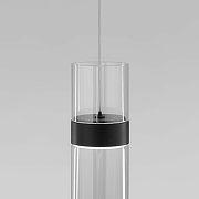 Подвесной светильник Eurosvet Lumen 50244/1 LED черный/прозрачный цвет плафона/подвески Прозрачный, цвет арматуры Черный-2