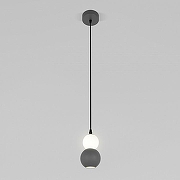 Люстра Eurosvet Polar 50250/1 LED серый цвет плафона/подвески Белый, Черный, цвет арматуры Серый