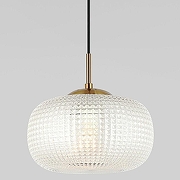 Подвесной светильник Eurosvet Gem 50262/1 прозрачный цвет черный