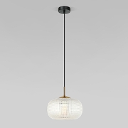 Подвесной светильник Eurosvet Gem 50262/1 прозрачный цвет черный-1