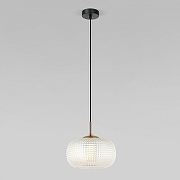 Подвесной светильник Eurosvet Gem 50262/1 прозрачный цвет плафона/подвески Прозрачный, цвет арматуры Черный-1