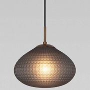 Подвесной светильник Eurosvet Gem 50263/1 серый цвет плафона/подвески Серый, цвет арматуры Черный