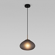 Подвесной светильник Eurosvet Gem 50263/1 серый цвет плафона/подвески Серый, цвет арматуры Черный-1