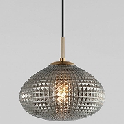 Подвесной светильник Eurosvet Gem 50263/1 темно-серый цвет плафона/подвески Серый, цвет арматуры Черный