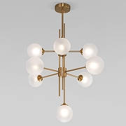 Люстра на штанге Eurosvet Volver 50383 латунь цвет латунь