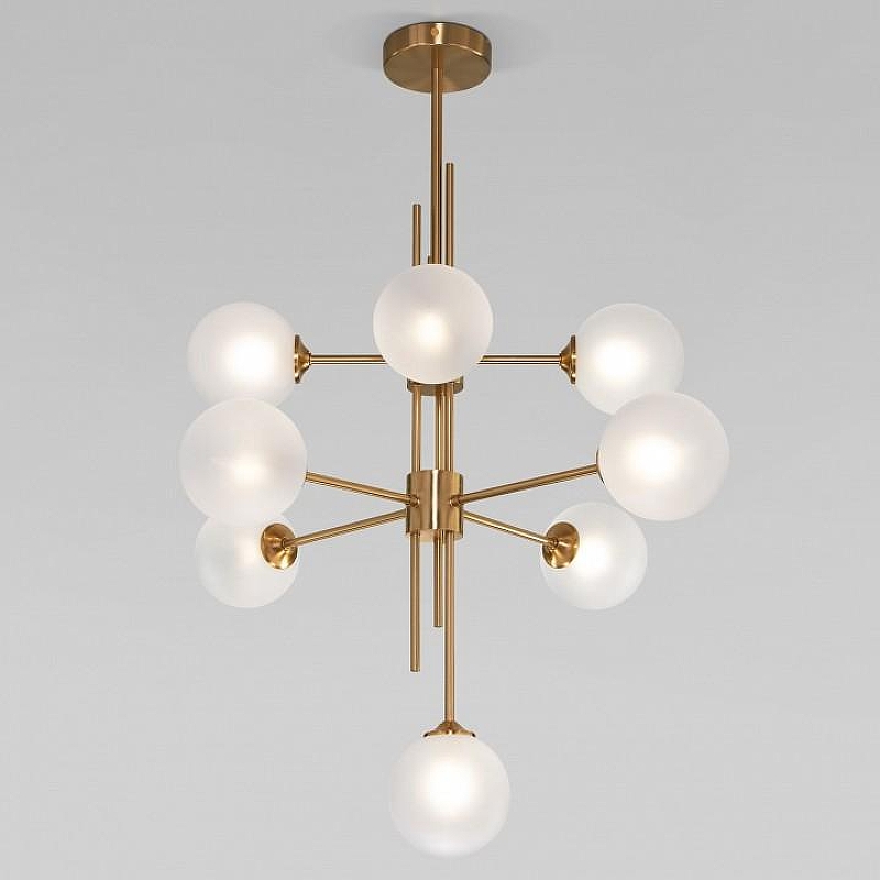 Люстра на штанге Eurosvet Volver 50383 латунь 