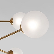 Люстра на штанге Eurosvet Volver 50383 латунь цвет плафона/подвески Белый, цвет арматуры Латунь-3