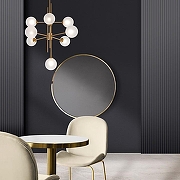 Люстра на штанге Eurosvet Volver 50383 латунь цвет плафона/подвески Белый, цвет арматуры Латунь-4