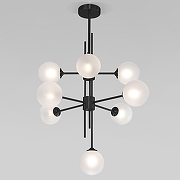 Люстра на штанге Eurosvet Volver 50383 черный цвет черный