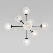 Люстра на штанге Eurosvet Volver 50383 черный цвет черный-1