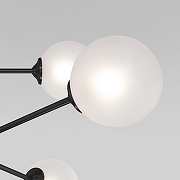 Люстра на штанге Eurosvet Volver 50383 черный цвет плафона/подвески Белый, цвет арматуры Черный-3