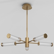 Люстра на штанге Eurosvet Stark 50386/5 LED латунь цвет латунь