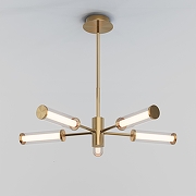 Люстра на штанге Eurosvet Stark 50386/5 LED латунь цвет латунь-1