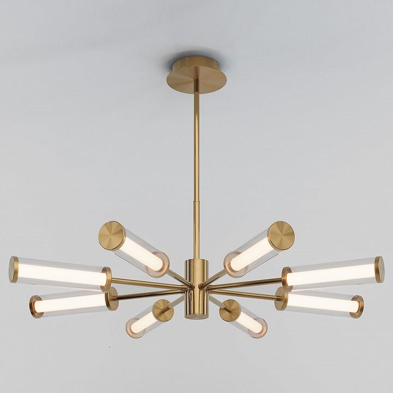 Люстра на штанге Eurosvet Stark 50386 LED латунь 