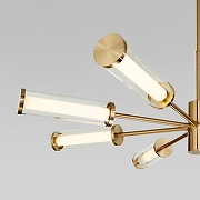 Люстра на штанге Eurosvet Stark 50386 LED латунь цвет плафона/подвески Белый, Прозрачный, цвет арматуры Латунь-2