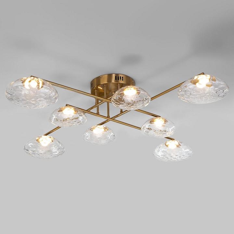 Люстра Eurosvet R1pple 50389 LED латунь 