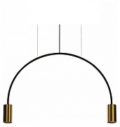 Подвесной светильник Loft it Volta 5043-2 цвет плафона/подвески Бронза, цвет арматуры Черный