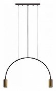 Подвесной светильник Loft it Volta 5043-2 цвет плафона/подвески Бронза, цвет арматуры Черный-1