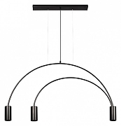 Подвесной светильник Loft it Volta 5044-3 цвет плафона/подвески Черный, цвет арматуры Черный-1