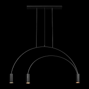 Подвесной светильник Loft it Volta 5044-3 цвет плафона/подвески Черный, цвет арматуры Черный-3