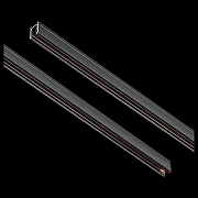Трек накладной Lightstar Linea 506027 цвет арматуры Черный-1