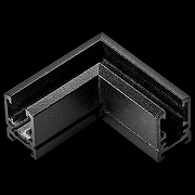 Соединитель угловой L-образный для треков встраиваемых Lightstar Linea 506127 цвет арматуры Черный-1