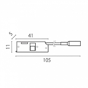 Токопровод концевой Lightstar Linea 506197 цвет арматуры Черный-4