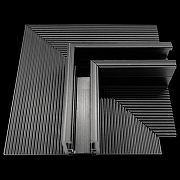 Соединитель угловой L-образный для треков встраиваемых Lightstar Linea 506337 цвет черный-1