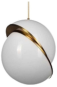 Подвесной светильник Loft it Crescent 5063-B цвет плафона/подвески Белый, Золото, цвет арматуры Золото