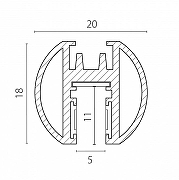 Трек накладной Lightstar Linea 506427 цвет арматуры Черный-3
