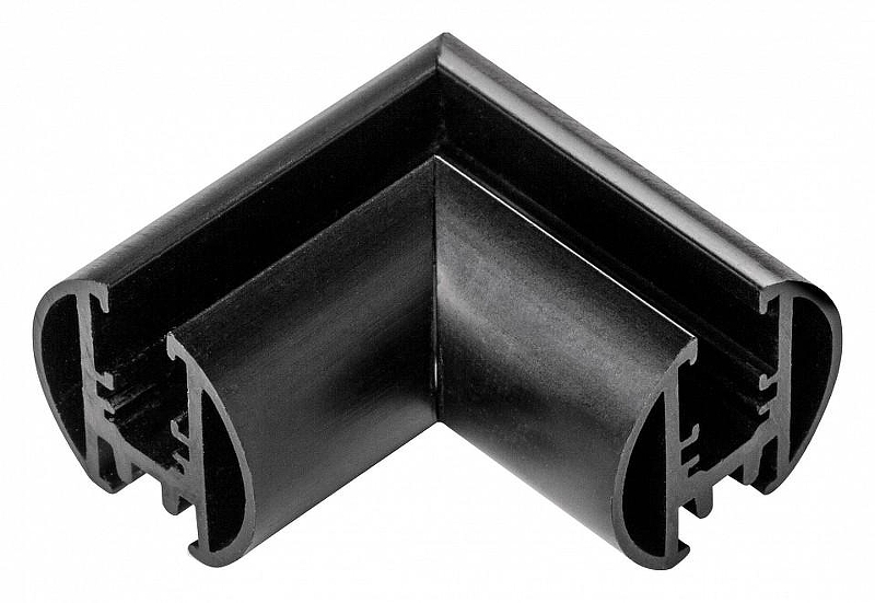 Соединитель угловой L-образный для треков накладных Lightstar Linea 506447 